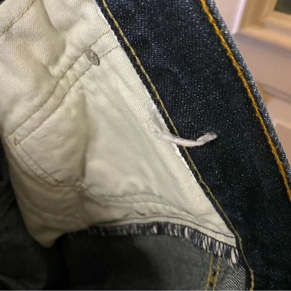 Levi’s 527 Men’s 36x32 Dark Blue Denim Bootcut Jeans - Picture 4 of 5